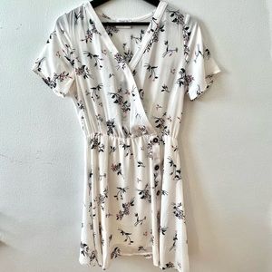 White Summer Flower Dress